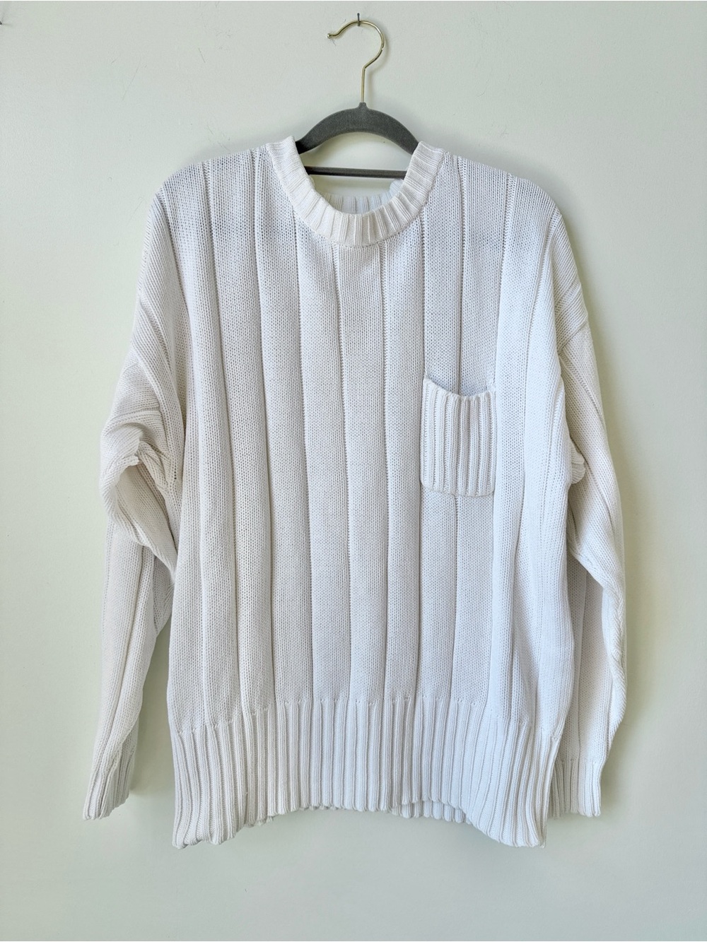 VINTAGE Liz Sport 100% cotton knit sweater
